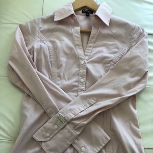 Express button down top
